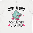 thumbnail image 4 of Inktastic Just a Girl Who Loves Skating Girls Toddler T-Shirt, 4 of 5