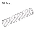 thumbnail image 2 of Unique Bargains Ressort de Compression en Acier Inoxydable 304 11mmx0.9mmx50mm Capacité de Charge 11N 10 Pcs, 2 of 5