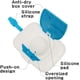 thumbnail image 2 of Bebé Toallitas Húmedas Cochecito, Caja Dispensador Toallitas Bebé Pañuelo húmedo portátil para exteriores, caja de toallitas reutilizables para cochecito JFHHH pequeña, 2 of 5