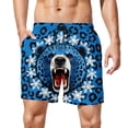 thumbnail image 6 of Royal Blue Shorts for Man Summer Fall Graphic Beach Funny Hawaiian Tropical Straight Leg Elastic Waist Trousers Pants Shorts Mens 2026 Clothes S, 6 of 9