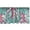 Seafoam Coral Fuchsia, variant on Tropical Leaves Window Valance, Modern Design of Exotic Vibes Leaf Pattern with Pastel Colors, Curtain Valance for Kitchen Bedroom with Rod Pocket, 54" X 18", Seafoam Coral Fuchsia, by Ambesonne