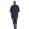 thumbnail image 4 of White Mark Women's Classic Button-Down Tunic Top, 4 of 6