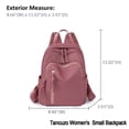thumbnail image 2 of Mini Backpack Purses for Women Lightweight Travel Small Backpack Ladies Fashion Waterproof Casual Daypack Black, 2 of 5