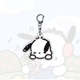 thumbnail image 3 of Llavero acrílico de Anime Kawaii Sanrio Pochacco, colgante de bolsa de pareja de dibujos animados, adorno móvil, colgante de bolsa de expresión Linda, 3 of 4