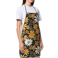 thumbnail image 5 of Anti-Fouling Belt Pocket Elasticated Apron - Non-Slippery Non-Fading Non-Shrinking Non-Crinkly Water-Repellent Groovy Flowers (17), 5 of 8