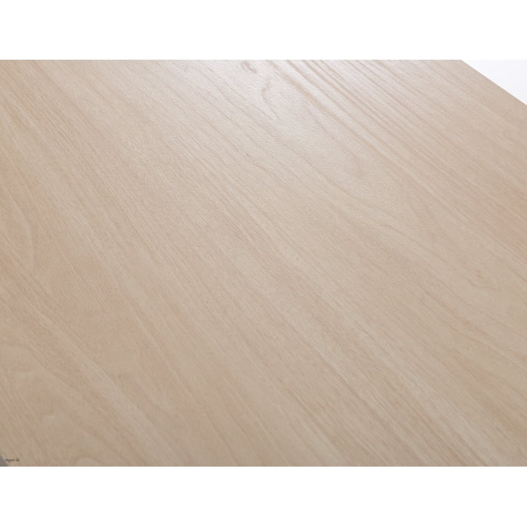 Mainstays Writing Desk with Storage, Light Wood photo 5
