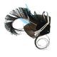 thumbnail image 4 of Pinza para el cabello con plumas de pavo real, ideal para bodas, damas de honor o como tocado de baile estilo años 20., 4 of 5