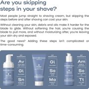 Henson Shaving 3-Step Shave Routine - Face Wash + Shave Cream + Aftershave Balm