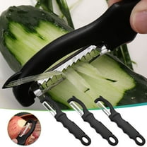 Yulucky Food Peelers Comfort Grip Kitchen Peeler-Multi Functional Vegetable & Fruit Stripper Ergonomic Handle Stainless Steel Blade Easy to Clean &