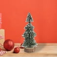 thumbnail image 6 of Christmas Decorations Mini Christmas Trees, Artificial Christmas Tree Bottle Brush Trees with Glitter Powder Wooden Base for Christmas Decor Christmas Party Home Table, 6 of 6