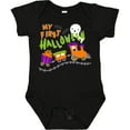 thumbnail image 3 of Inktastic My First Halloween Train with Pumpkins, Bats, Cat,and Ghost Boys or Girls Baby Bodysuit, 3 of 5