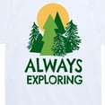 thumbnail image 3 of Instant Message - Always Exploring  - Toddler And Youth Short Sleeve Graphic T-Shirt, 3 of 6