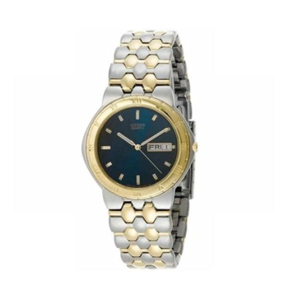 Citizen Men's Two-Tone Blue Dial Quartz Watch BF0264-57L