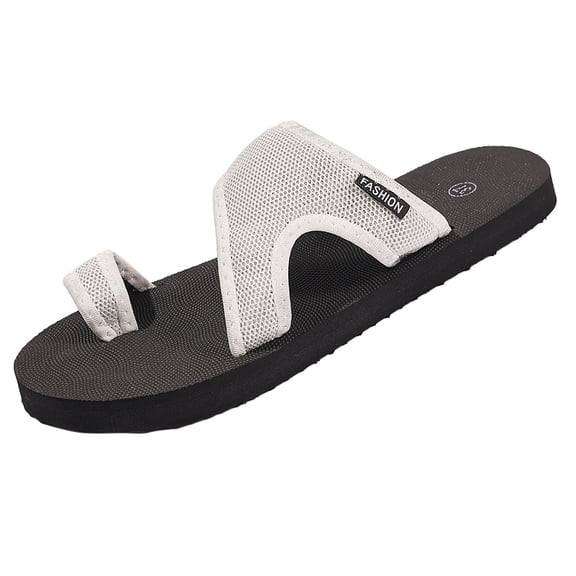 Slippers for Women,Beach Sandals Open Toe Flat Sole Casual Comfortable Women's Beach Sandals for Summer Wear,Womens Slippers,White,7