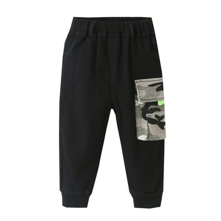 

Generic Children Fashionable Kids Loose Toddler Boys Casual Pants Functional Fashion Polyurethane Pants Green Fashion Outwear Elastic Waist Casual Trousers Spring Summer Fall Winter Long Pants