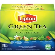 Lipton Green Tea Collection 6 Varieties Tea Bags, 18ct