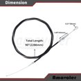 thumbnail image 3 of 90" Long Throttle Cable 8173 with 82" Casing Replacement for Manco GO Kart Cart Buggy (2 pcs) -, 3 of 6