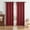Red, variant on Thermal Insulated Blackout Curtains for Bedroom, Noise Reducing Room Darkening Window Drapes, Machine Washable for Living Room Office, Single Panel, 86.6x55.1in, Blue Single Panel