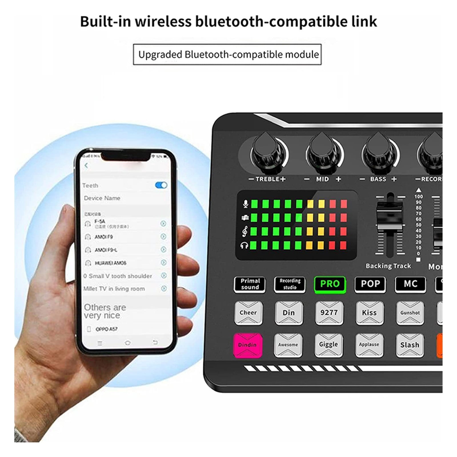 Streaming Microphone Kit With Audio Mixer(Optional) And Condenser Microphone,Microphone Set For Podcast,Live Broadcast,Podcast