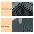 thumbnail image 2 of Metal Pen Pencil Holder Portable Solid Color Nonslip Pen Pencil Replacing Nonslip Round Edge Anti-rust Reusable Washable Desk Organizer Black, 2 of 9