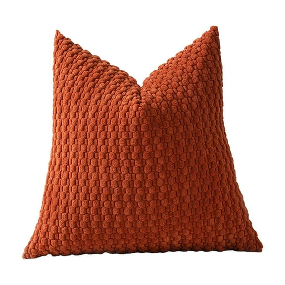 Qholemyo Standard Size Soft Weave Pillowcases - Breathable & Face-Friendly, Decorative Weave Pillow Shams For Home Decor