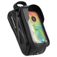 thumbnail image 3 of Bolsa para manillar de bicicleta con pantalla táctil de 65 pulgadas bolsa de ciclismo portátil equipo para montar, 3 of 9