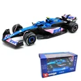 thumbnail image 1 of Bburago 1:43 BWT Alpine 2023 A523 F1 Formula Car Die Cast Vehicles Collectible Model Racing Toys Acrylic Box, 1 of 5