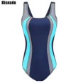 thumbnail image 1 of Women's Conservative Athletic Racerback One Piece Training Swimsuit Swimwear Bathing Suit, 1 of 5