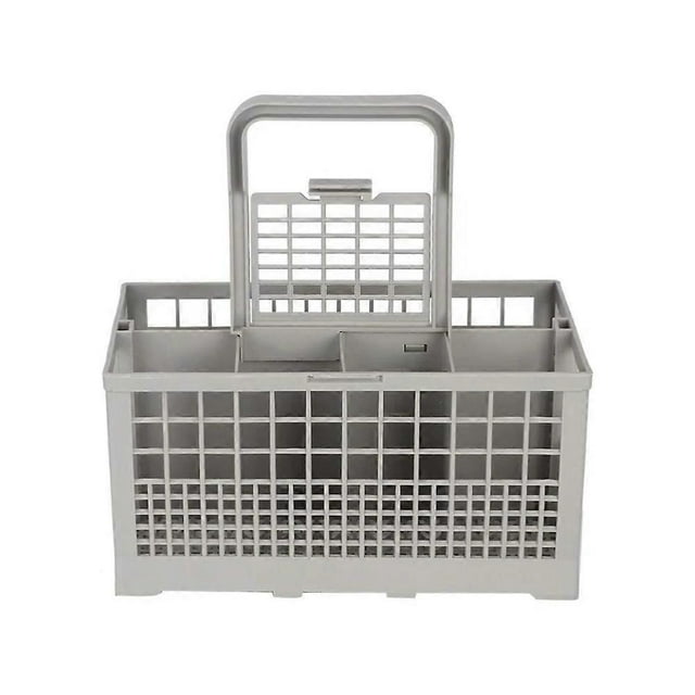 Multipurpose Universal Cutlery Basket For Dishwashers, Handle Removable For Easy Handling, Eight Compartments Multiple Compartments Abs Material For