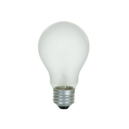 120v 100w Lamp - Sunlite 100w 120v A19 Medium Base Frost incandescent lamp - 4PK