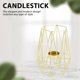 thumbnail image 2 of Juego de 10 Candelabros Candelita de Metal Geométrico Dorado para Decoraciones de Sala de Estar Y Baño - Centros de Mesa para Bodas Y Comedores, Decoración de Mesas Auxiliares, 2 of 10