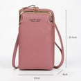 thumbnail image 2 of Hot For Women Fashion PU Leather Small Crossbody Bags Phone Purses Shoulder Bags Handbags PINK, 2 of 8