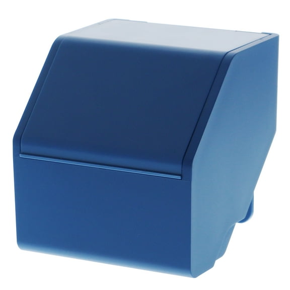 Bostitch Konnect Desktop Organizer Storage Bin, Short, 3.4" x 3.5" x 3.5", Blue