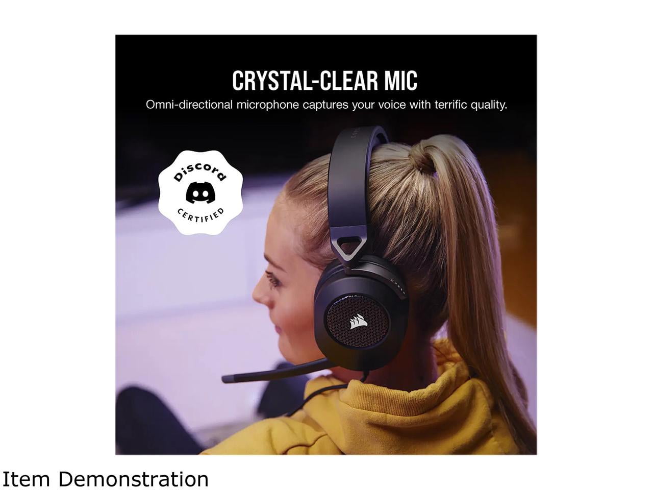 Corsair Headset Carbon SURROUND HS65 Wired Circumaural Connector Gaming - 3.5mm