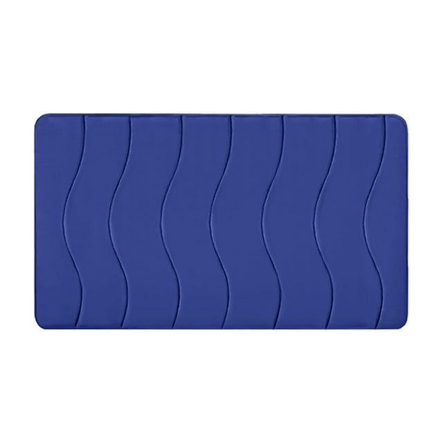 Vwrxbz Bathroom Rug Non-Slip Wavy Pattern Bath Mat Soft Water Absorbent hine Washable Floor Mat 40x60cm