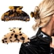thumbnail image 1 of 2 pinzas para el pelo, pinzas de plátano, pasadores de tortuga, diseño francés de celuloide, estampado de leopardo de celuloide, accesorios de moda grandes para mujeres y niñas Adepaton WMXL-129, 1 of 6