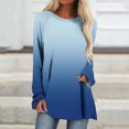 thumbnail image 5 of Blouses for Women,Blouses for Women Fashion,Women Casual Crewneck Floral Printed Loose Tops Long Sleeve T-Shirts Blouse,T-Shirts for Women, 5 of 5