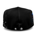 thumbnail image 3 of Chririnla Polyester Retro Flat Caps for Walking Summer Outings Driving, Lightweight Vintage Forward Cap, American Flag Pattern, 3 of 4