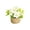 White, variant on Spring Summer Artificial Flower Bonsais for Home Decor Beautiful Living Room Dining Table Bedroom Office Tabletop Floral Arrangements Lifelike Potted Flowers for Indoor Outdoor Decoration, Pink