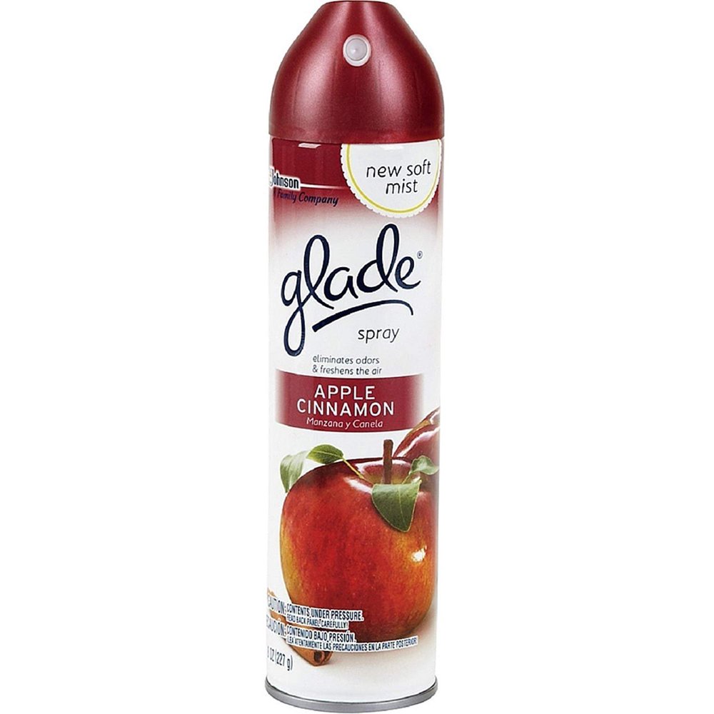 GLADE Aerosol Air Freshener, Apple Cinnamon 8 oz (Pack of 8) Walmart