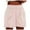 Light Pink, variant on WAYUTE Womens Shorts Fashion Striped Casual Elastic Waist Shorts with Pockets Outwear Daily Loose Shorts