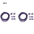 thumbnail image 4 of Maytalsory 2pair Elastic Latex Shoe Lace With Stylish Spring Buckle For Preventing Slipping And Prevent Purple, 4 of 6