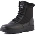 thumbnail image 2 of Botas tácticas para hombres, botas negras livianas para hombres, botas militares tácticas transpirables, antideslizantes, perfectas para hombres que aman el diseño de equipo militar, 2 of 3