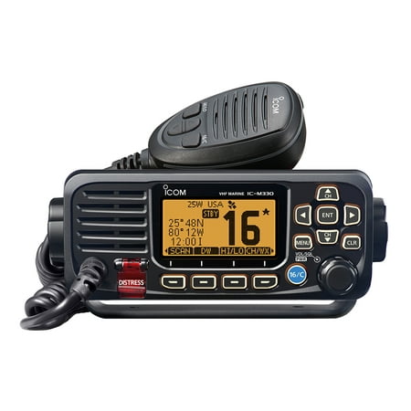 Icom M330G 31 VHF, Basic, Compact, w/GPS, Black (Icom 7600 Best Price)