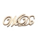 thumbnail image 1 of Letras de madera Colgando de la pared Hacemos los signos inacabados Suministros de vivienda para la sala de estar Dormitorio DIY Scrapbooking Crafts 60 piezas Kearding HA011669-00, 1 of 7