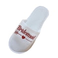 thumbnail image 2 of Zapatillas de casa de puntera cerrada para suave para rojo Yuyangstore Zapatillas de dama de honor, 2 of 8