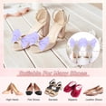 thumbnail image 4 of 2-Pack Bow Shoe Clips, Satin Elegant Detachable Buckle Bridal Heels Accessories with Pearl Rhinestone for Wedding, 4 of 5