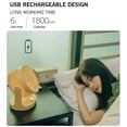 thumbnail image 4 of Ventilador de escritorio portátil con batería integrada, ajuste de dirección de 110°, 3 velocidades y rejilla frontal desmontable, ideal para un verano fresco y silencioso., 4 of 6