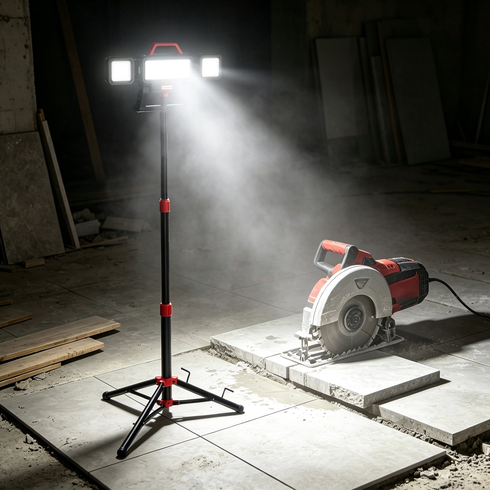 Hyper Tough 10,000 Lumen Work Light with Adjustable Tripod