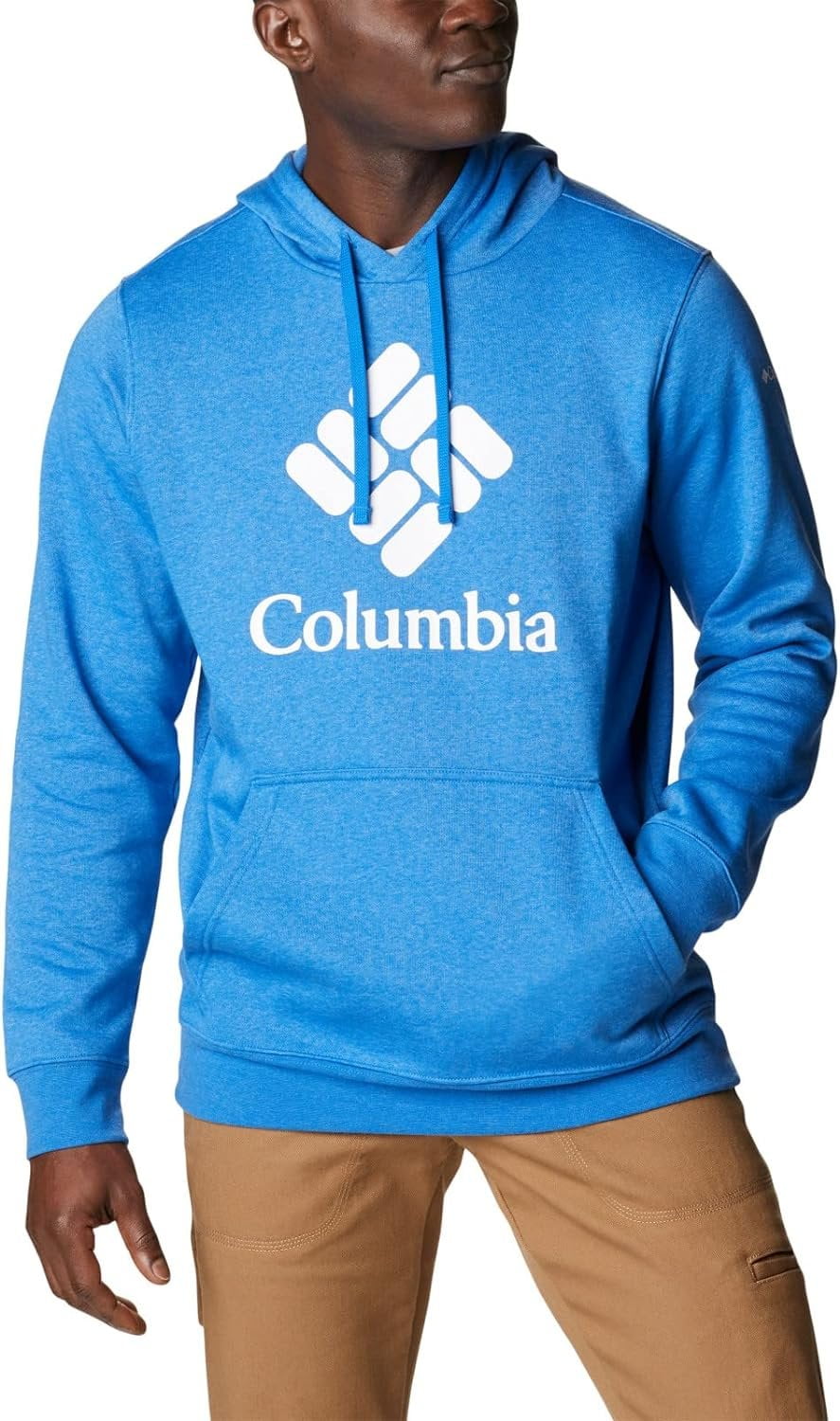 Columbia Men’s Trek Hoodie – Canteen Graphic, Cotton Blend, Regular Fit, Large Size, Kangaroo Pocket - View #3